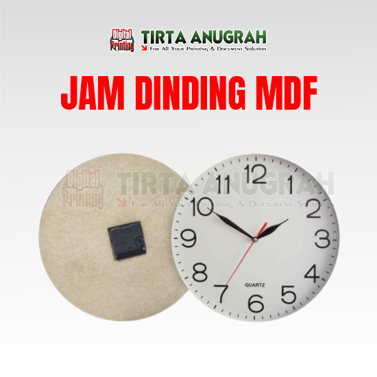 Jam Dinding MDF