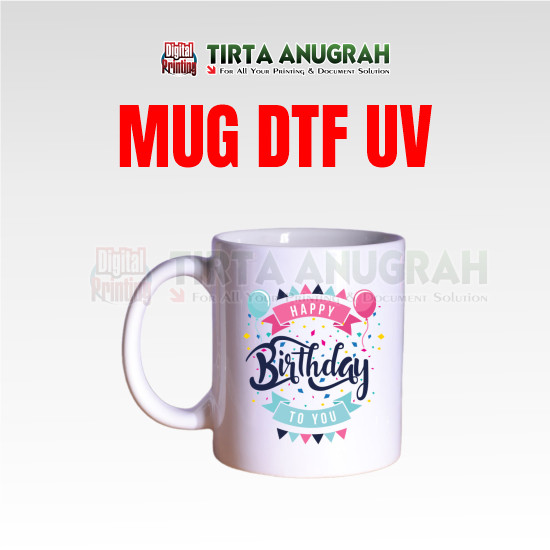 Mug Putih DTF UV